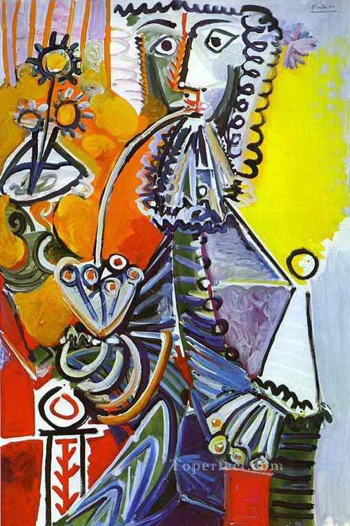 Cavalier con pipa 1968 cubismo Pablo Picasso Pintura al óleo